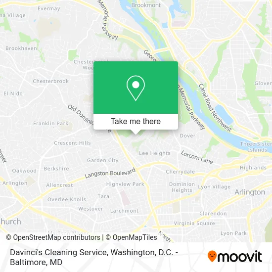 Davinci's Cleaning Service map