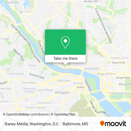 Mapa de Baney Media