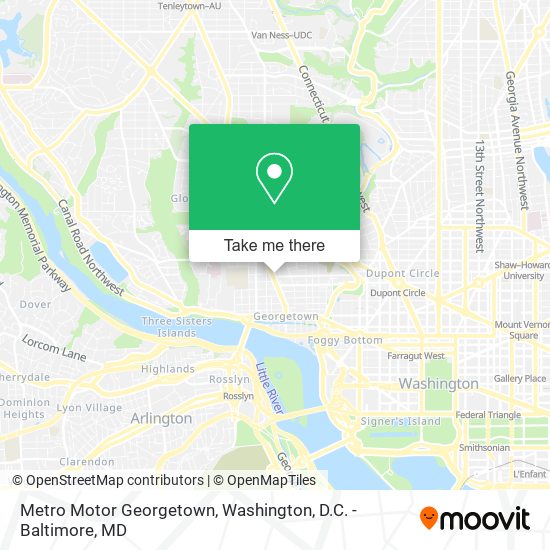 Metro Motor Georgetown map