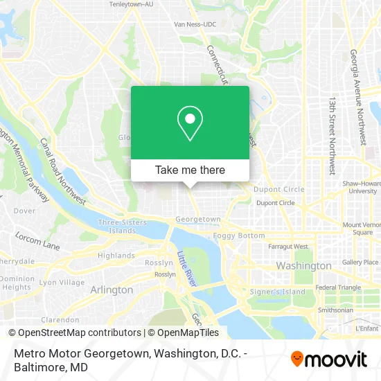 Metro Motor Georgetown map