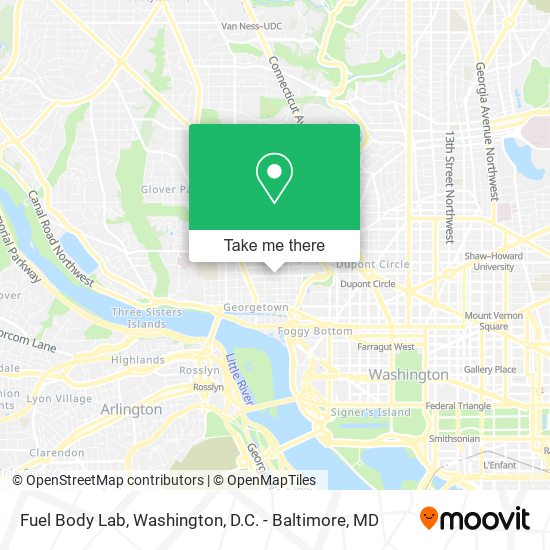 Fuel Body Lab map