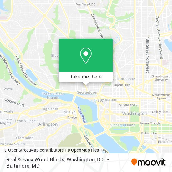 Real & Faux Wood Blinds map