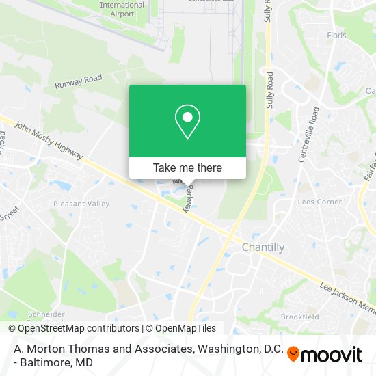 Mapa de A. Morton Thomas and Associates