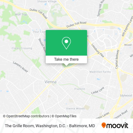 The Grille Room map
