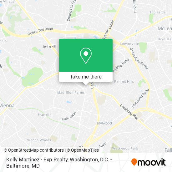 Kelly Martinez - Exp Realty map