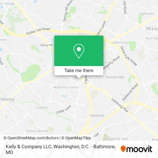 Mapa de Kelly & Company LLC
