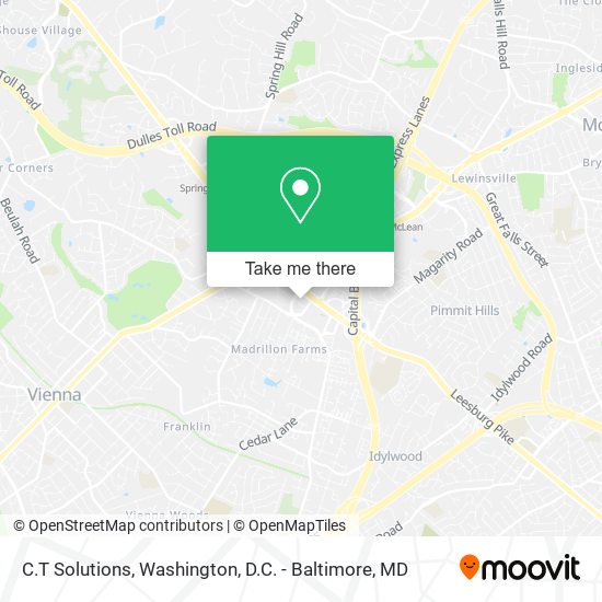 C.T Solutions map