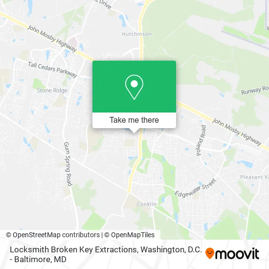 Locksmith Broken Key Extractions map