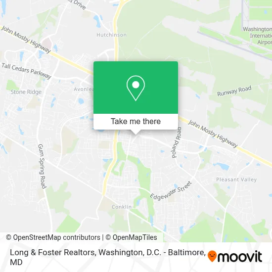 Long & Foster Realtors map