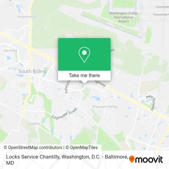 Locks Service Chantilly map