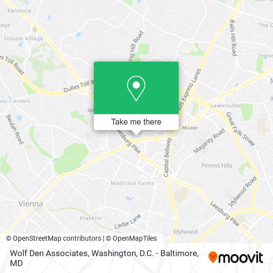 Wolf Den Associates map