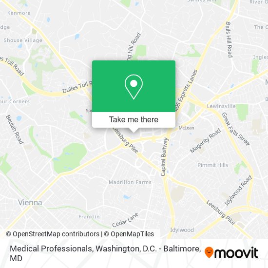 Mapa de Medical Professionals