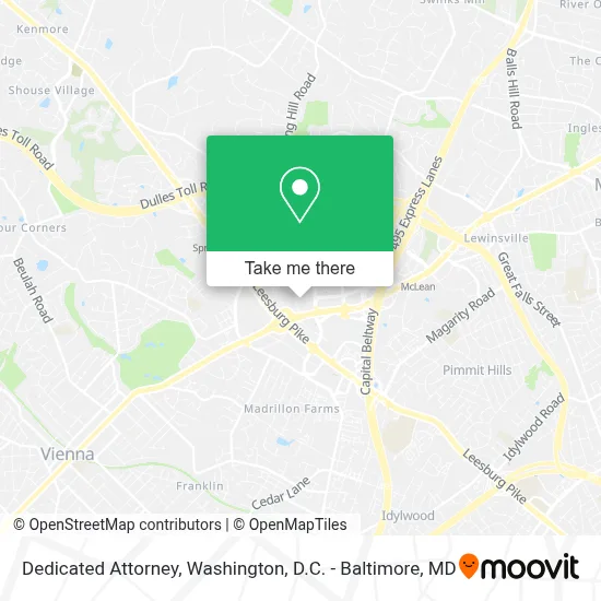 Dedicated Attorney map