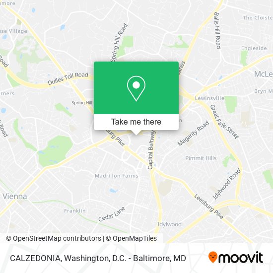 CALZEDONIA map