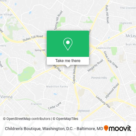 Mapa de Children's Boutique