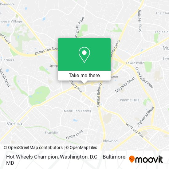 Hot Wheels Champion map