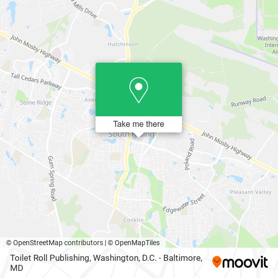 Toilet Roll Publishing map