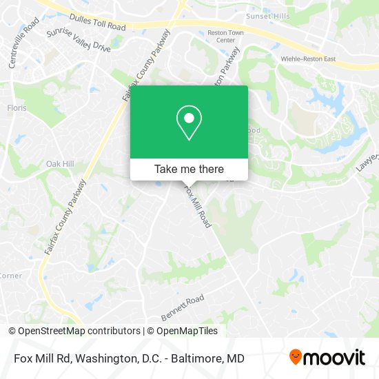 Mapa de Fox Mill Rd