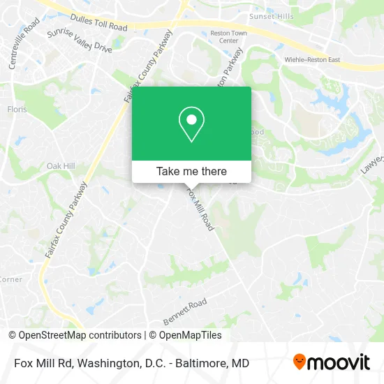 Fox Mill Rd map