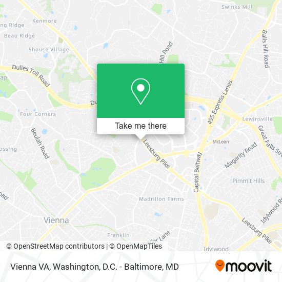 Mapa de Vienna VA