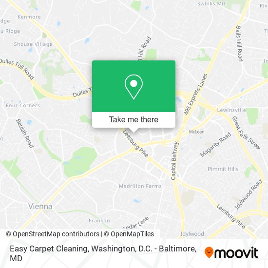 Mapa de Easy Carpet Cleaning