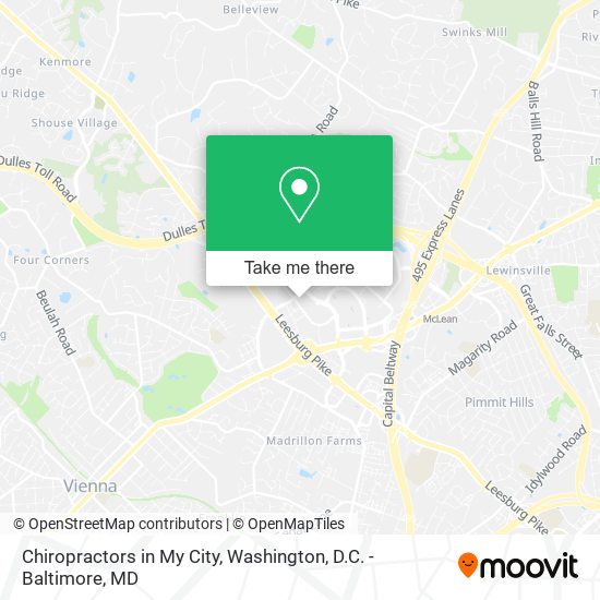 Chiropractors in My City map