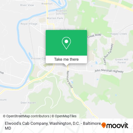 Elwood's Cab Company map