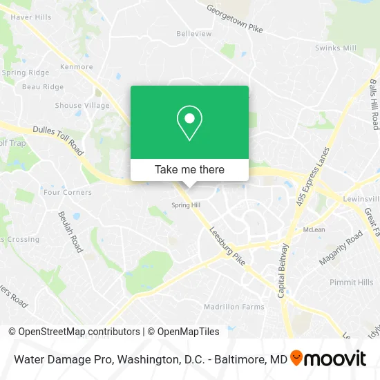 Water Damage Pro map