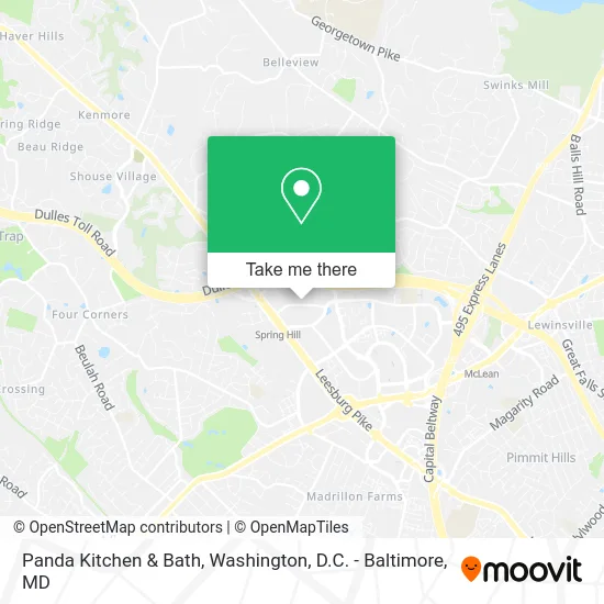 Panda Kitchen & Bath map