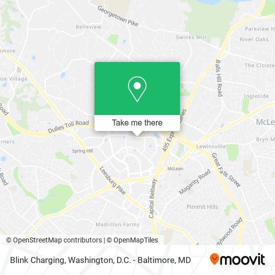 Blink Charging map