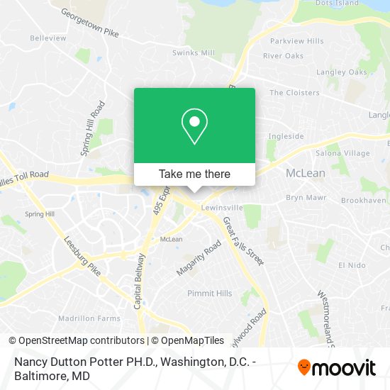 Nancy Dutton Potter PH.D. map