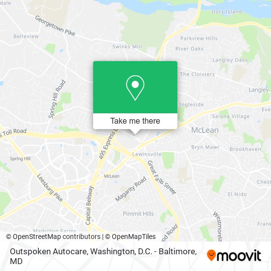 Outspoken Autocare map