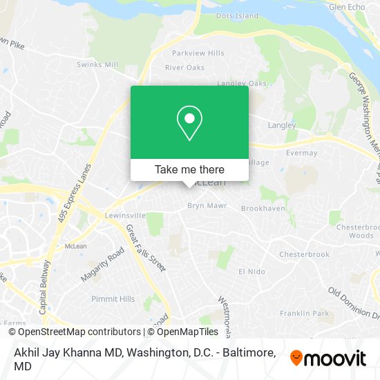 Mapa de Akhil Jay Khanna MD