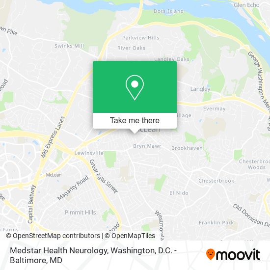 Medstar Health Neurology map