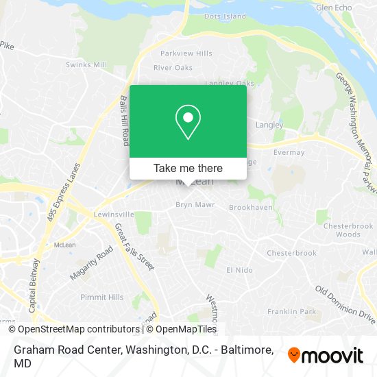 Mapa de Graham Road Center