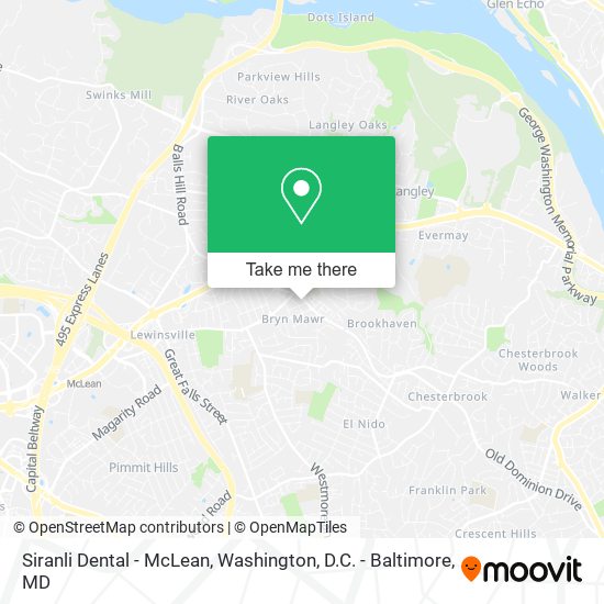 Mapa de Siranli Dental - McLean