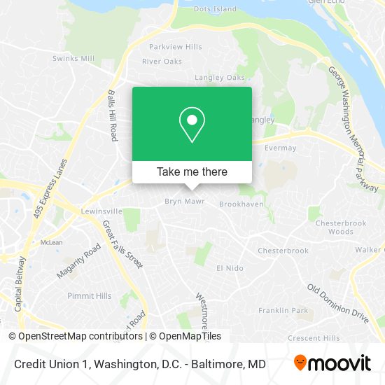 Credit Union 1 map