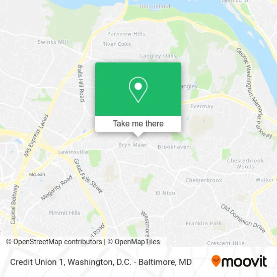 Credit Union 1 map