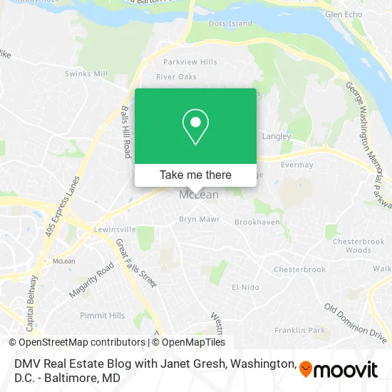 DMV Real Estate Blog with Janet Gresh map