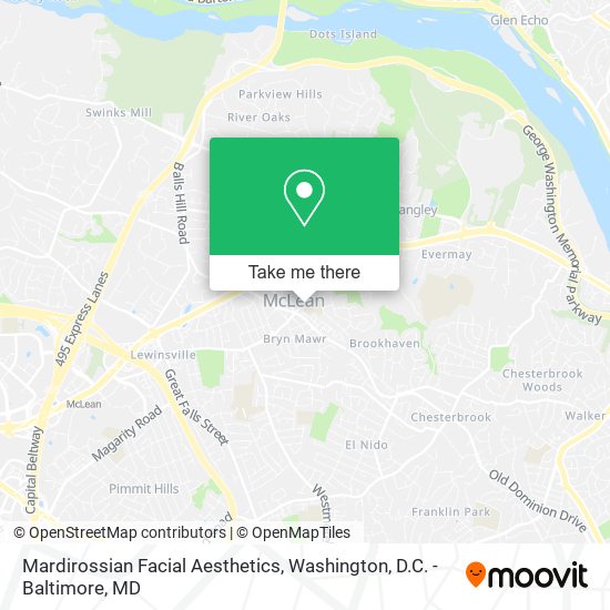 Mardirossian Facial Aesthetics map