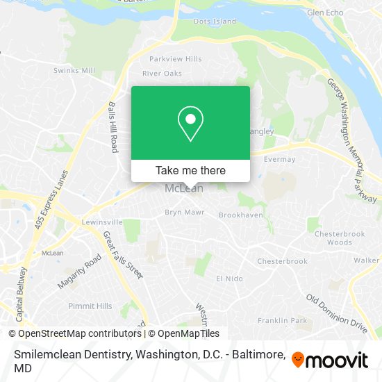 Smilemclean Dentistry map