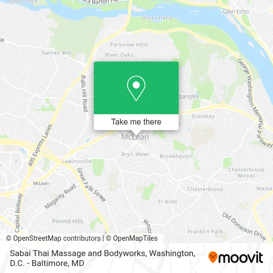 Sabai Thai Massage and Bodyworks map
