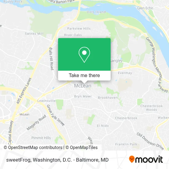 sweetFrog map