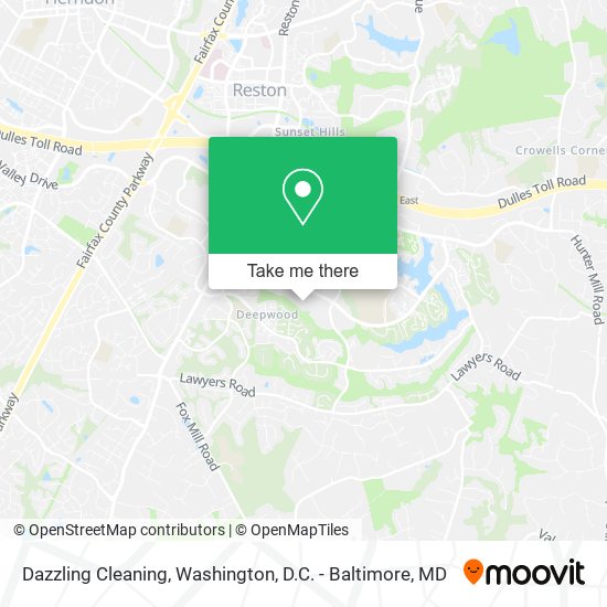 Mapa de Dazzling Cleaning