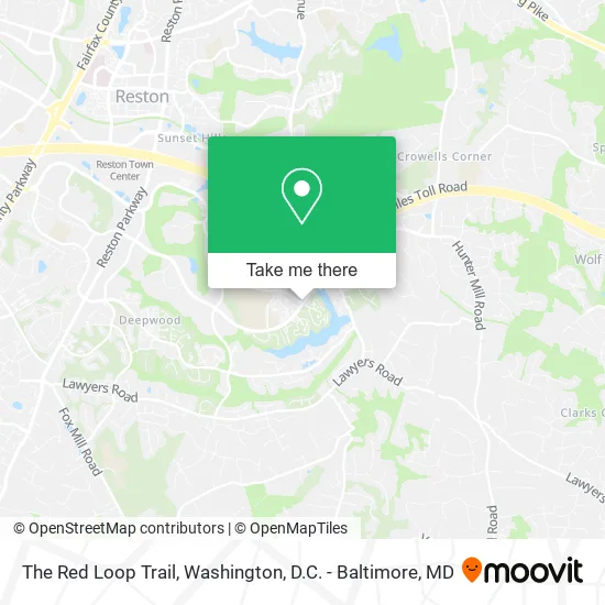 Mapa de The Red Loop Trail
