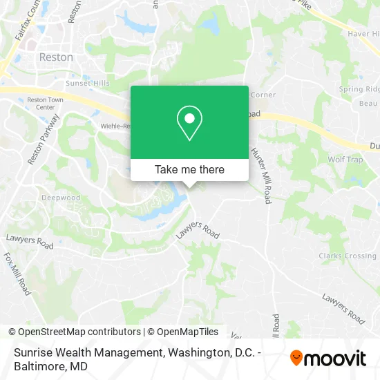 Mapa de Sunrise Wealth Management