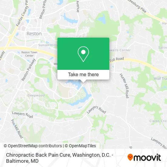 Mapa de Chiropractic Back Pain Cure
