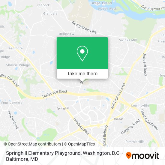 Springhill Elementary Playground map