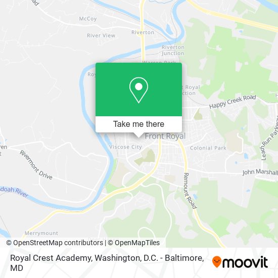 Mapa de Royal Crest Academy