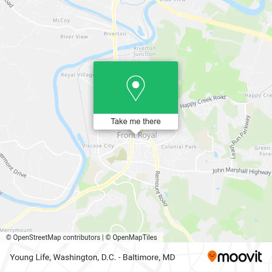Young Life map